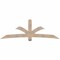 Ekena Millwork Davenport Smooth Timber Gable Bracket, Douglas Fir, 96"W x 32"H x 3 1/2"D x 5 1/2"F, 8/12 Pitch GBW096X32X0406DAV00SDF - alternate 1